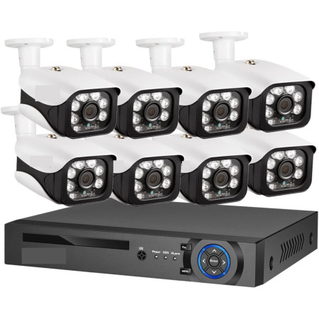 CCTV CAMERA KIT 8 CHANNEL Q-S80 ANDOWL